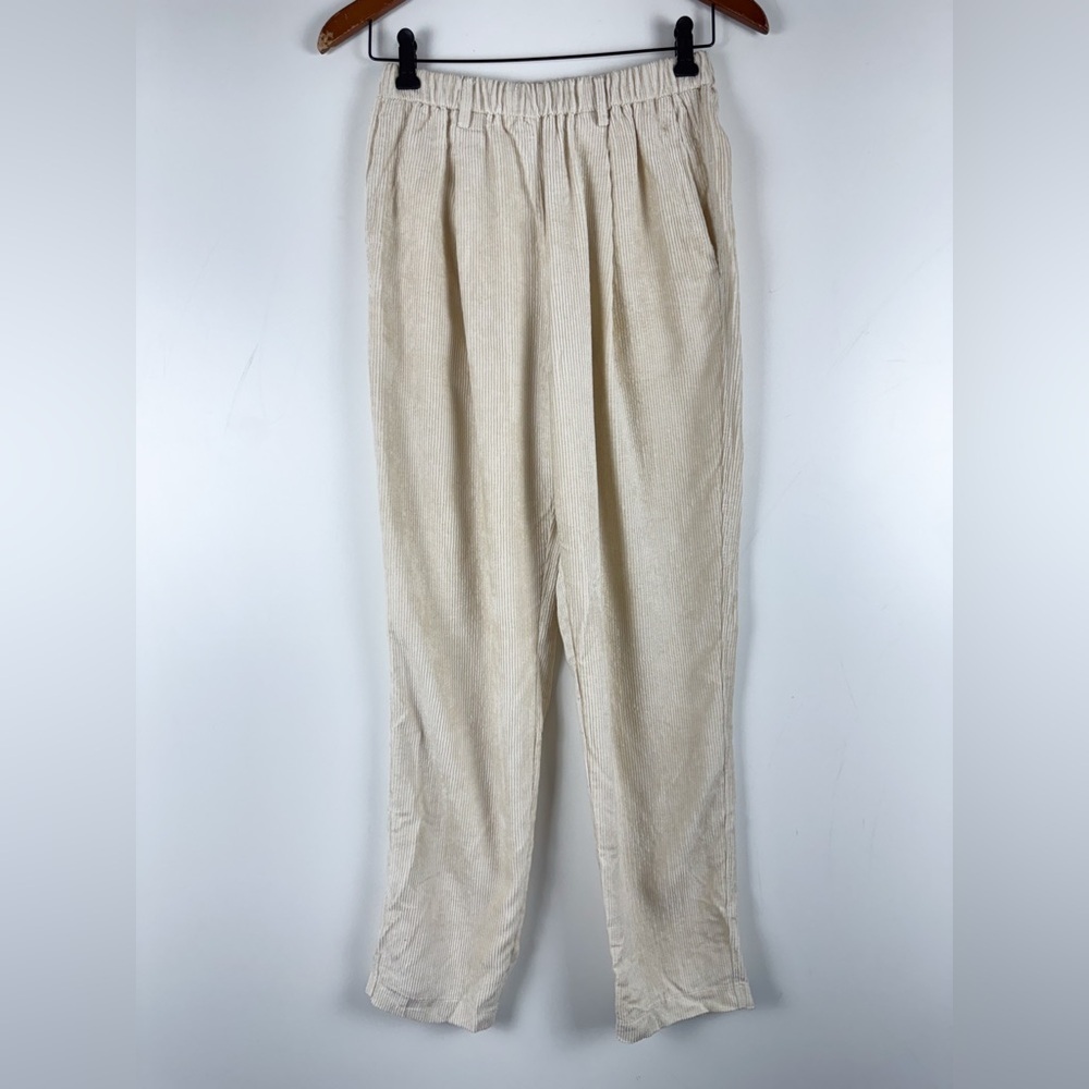 Forte Forte Corduroy Minimalist Preppy Old Money Pull on Trouser  quiet luxury